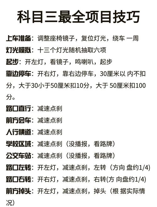 科三冲刺技巧,科三冲刺技巧有哪些-图1 科三冲刺技巧,科三冲刺技巧有哪些-图1