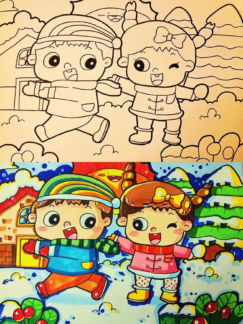 幼师技能技巧画画-图1