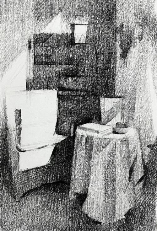 创意素描场景图片-图3