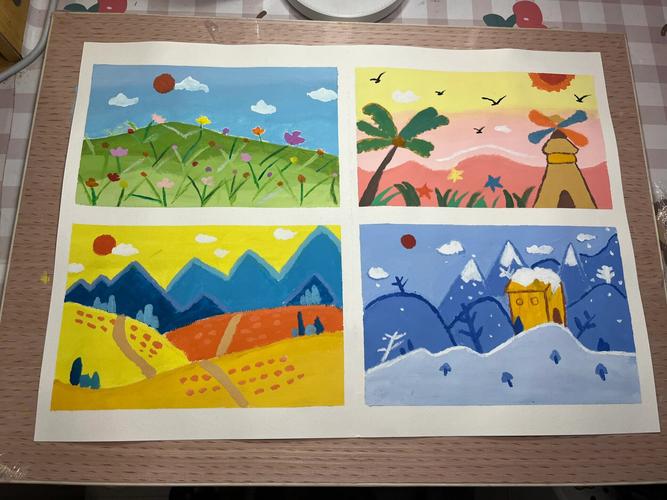 四季创意画，如何绘出独特四季？-图1