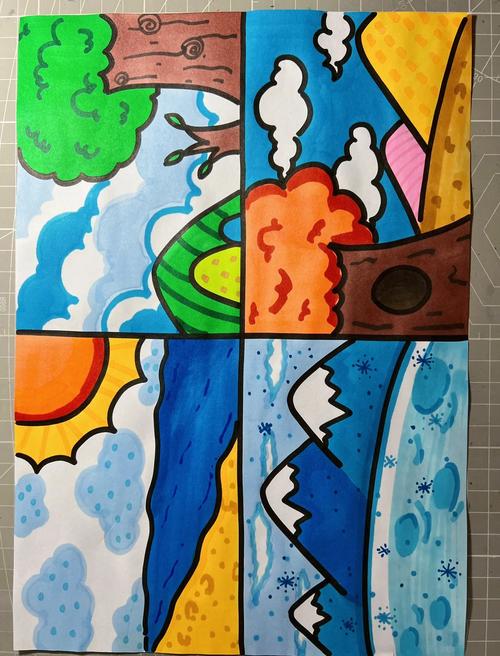 四季创意画，如何绘出独特四季？-图3