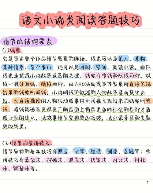 小说语言特点答题技巧-图1