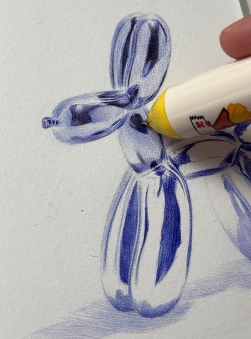 圆珠笔创意画-图1