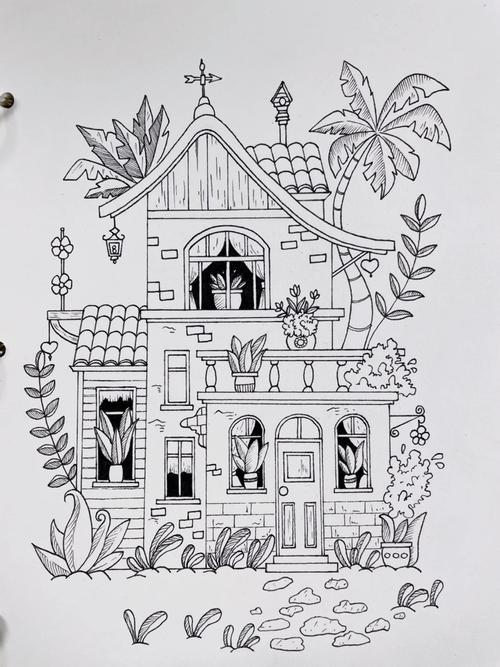 黑白创意画里的建筑，藏着什么巧思？-图2