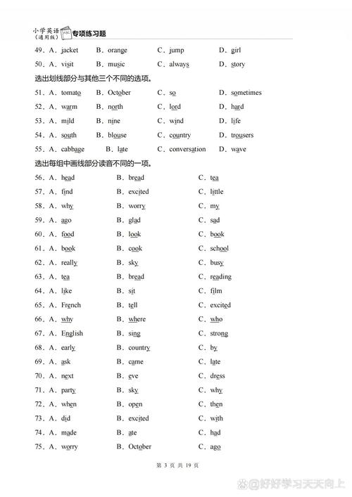 小学语音题技巧-图3