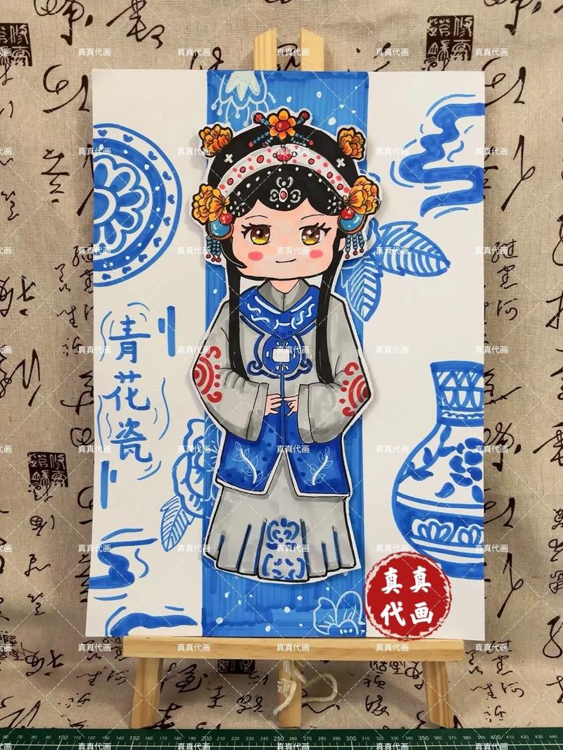 花旦创意儿童画-图2