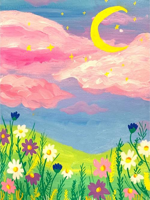 少儿创意油画-图1