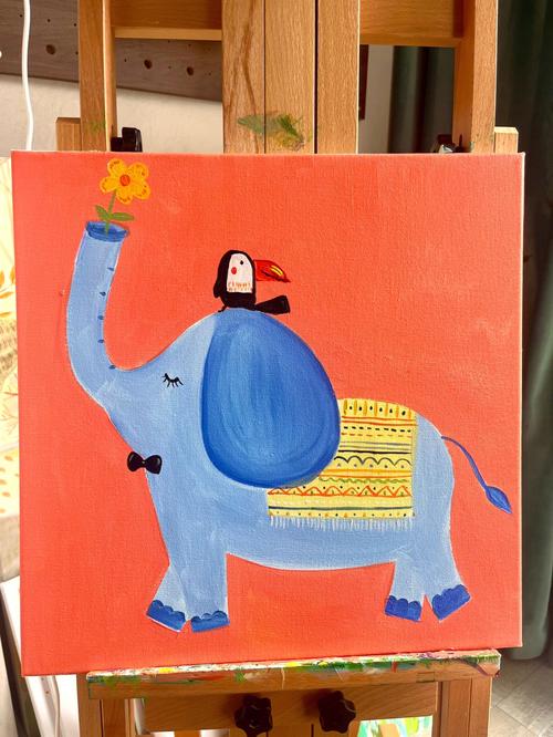 少儿创意油画-图2