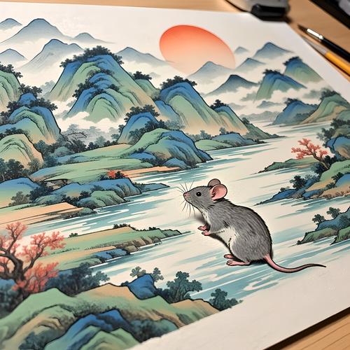 老鼠创意图形设计-图2