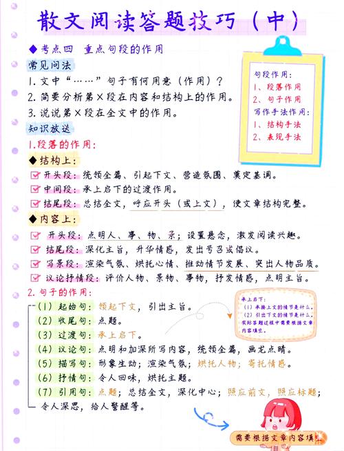 散文做题技巧-图1