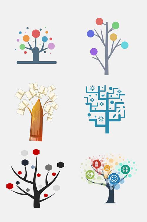创意图形树,如何用图形绘出树的灵魂?-图3 创意图形树,如何用图形绘出树的灵魂?-图3