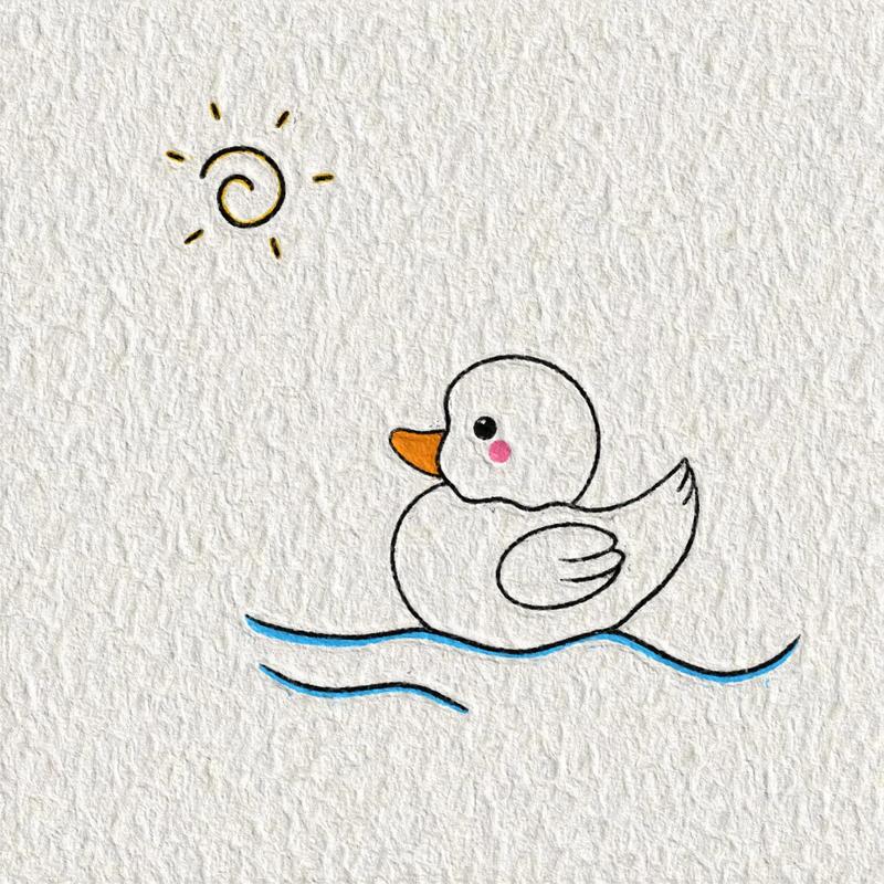 鸭子创意画，如何画出独特创意？-图1