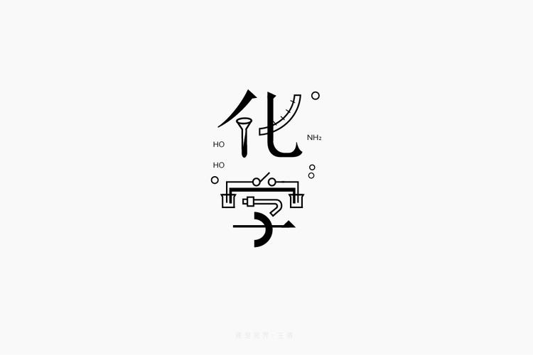 化学创意字体-图1