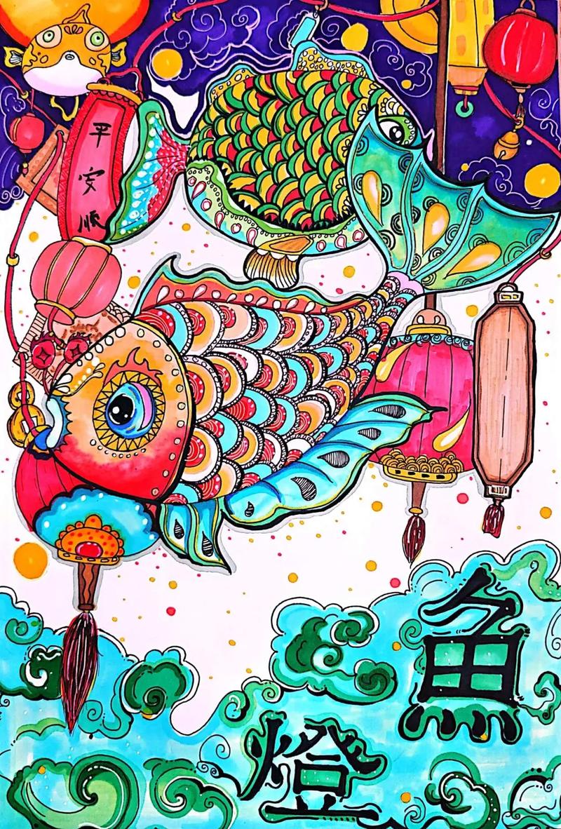 民俗创意画-图2 民俗创意画-图2