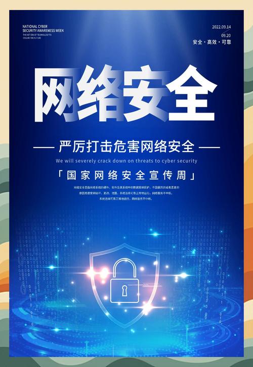 网络安全创意海报-图2