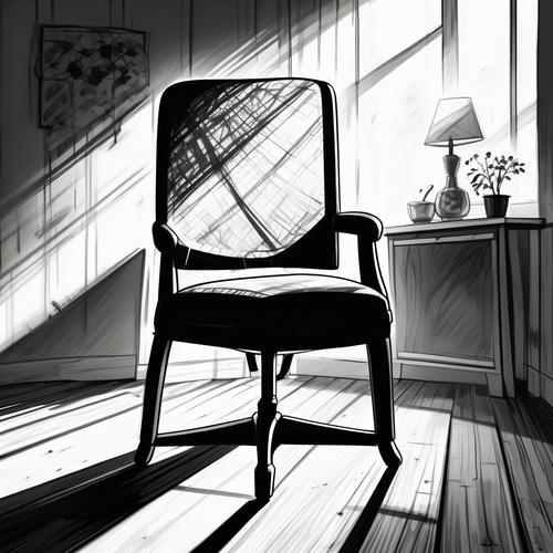 关于椅子的创意素描-图2