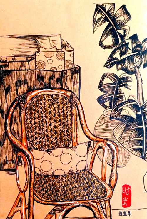 关于椅子的创意素描-图3