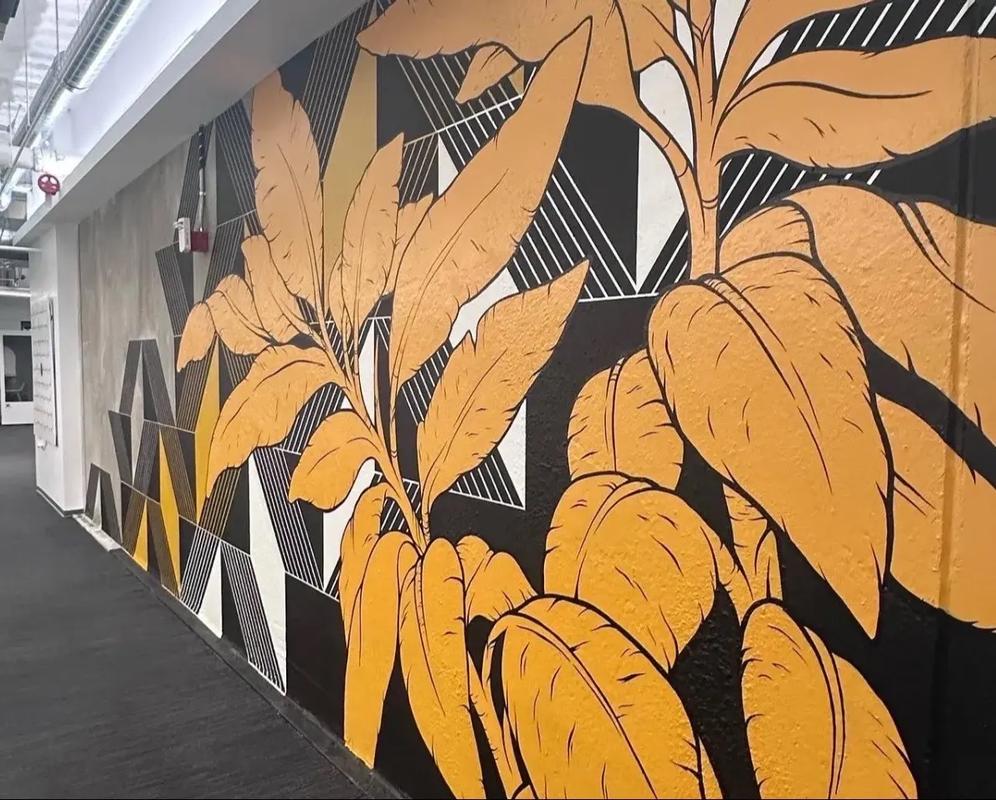 创意简约墙绘素材图片-图1