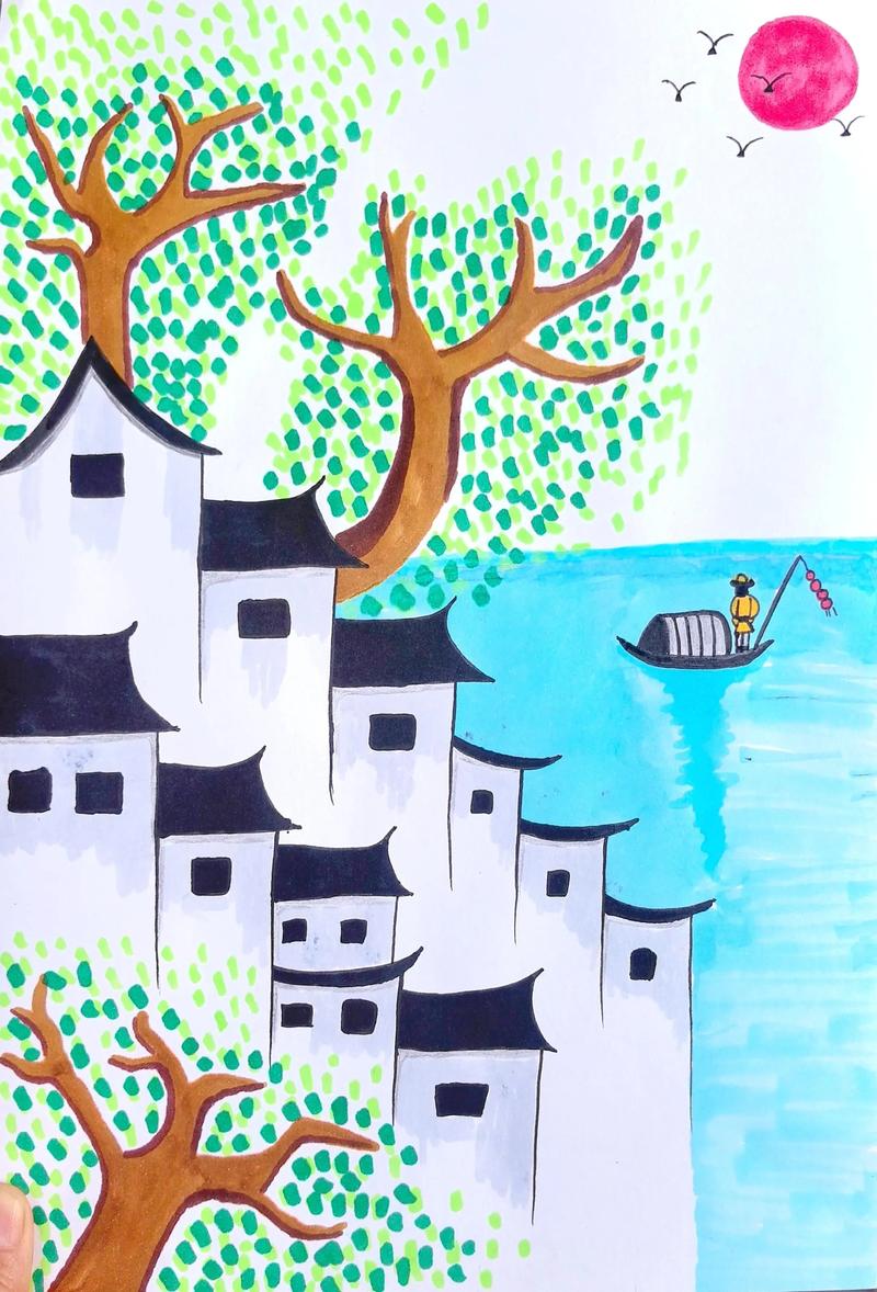 春天的创意儿童画,如何画出童趣与春天?-图1 春天的创意儿童画,如何画出童趣与春天?-图1