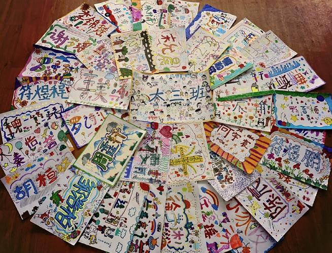 幼儿名字创意画，名字如何变身艺术？-图2