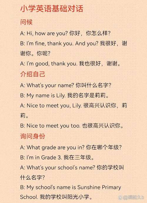 小学英语对话教学技巧-图1