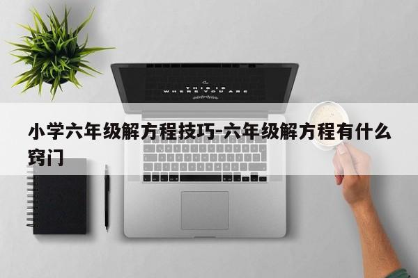 小学六年级解方程技巧-六年级解方程有什么窍门-图1